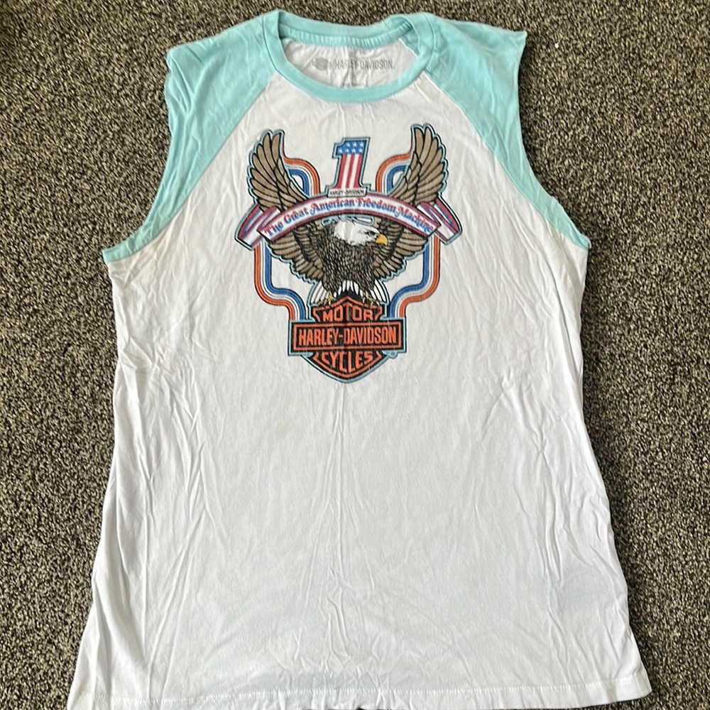 Harley Davidson Vintage Baseball tank top